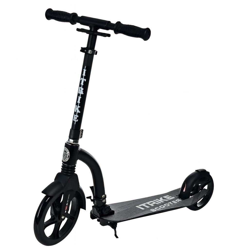 Самокат двухколесный детский складной iTrike SR 2-035-2 Черный