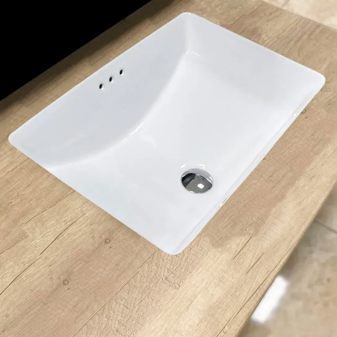 Умивальник врізний VBI Mallare прямокутний 525x380 мм Білий (RM-VBI-018038)