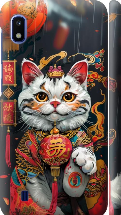 Чехол на Samsung Galaxy A10 2019 A105F China Cat v2 (6135m-1671-42517)
