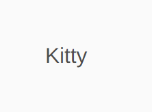 Kitty