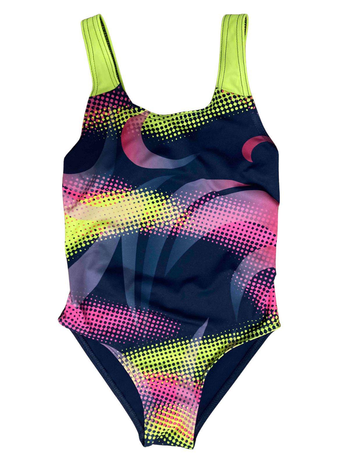 Купальник спортивный Keyzi 158 см Graffiti big Лимонный/темно-синий Купальник спортивный Keyzi 158 см Graffiti big Лимонный/темно-синий