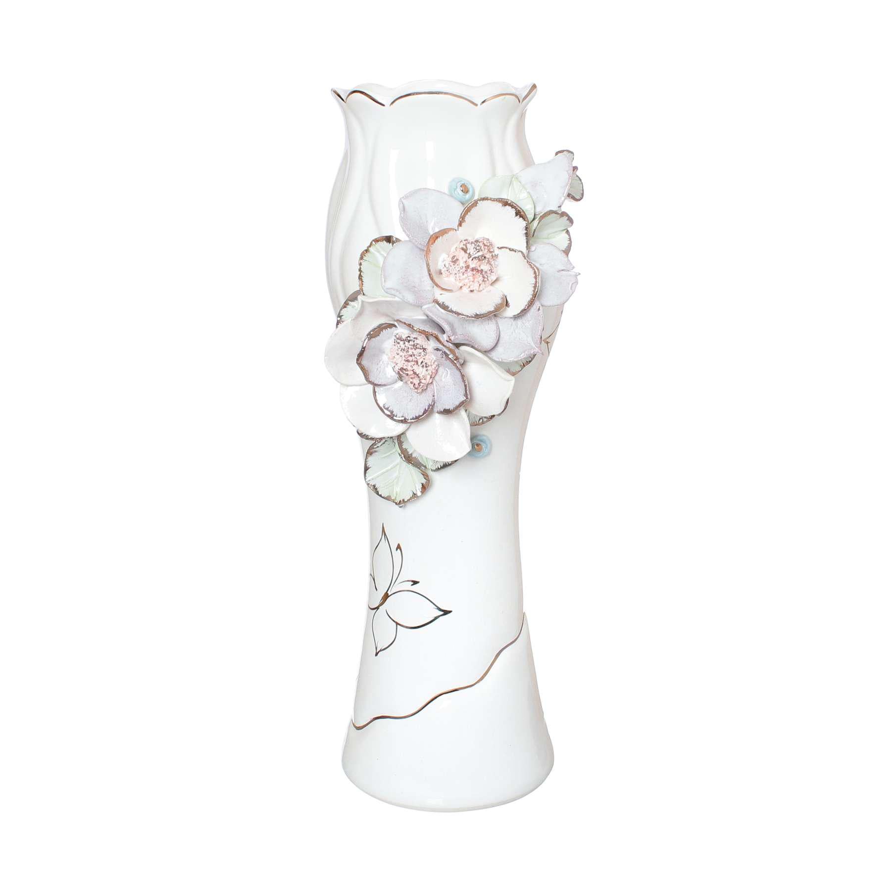 Ваза средняя Азалия лепка 320 мм