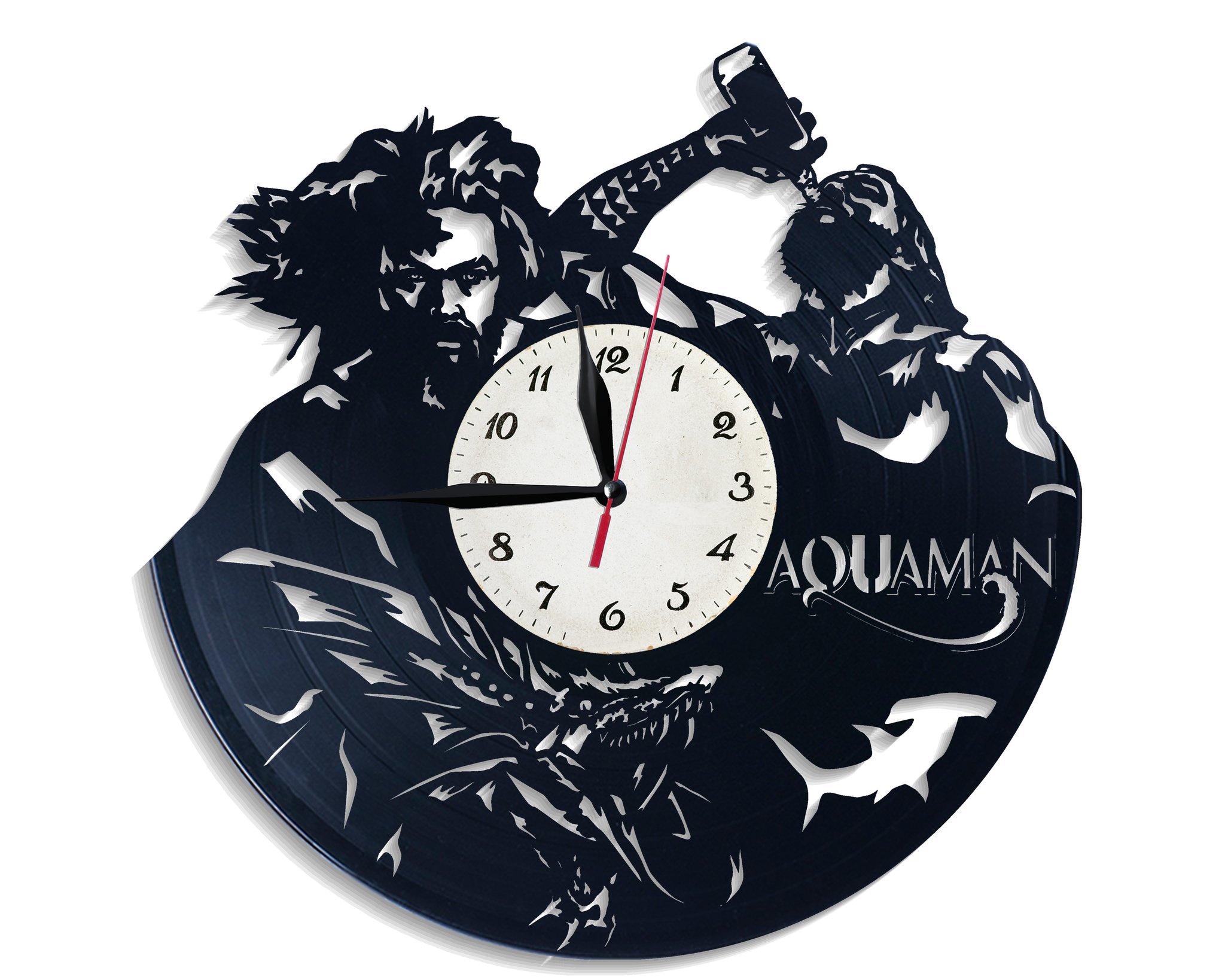 Часы настенные Аквамен 2513 из виниловой пластинки