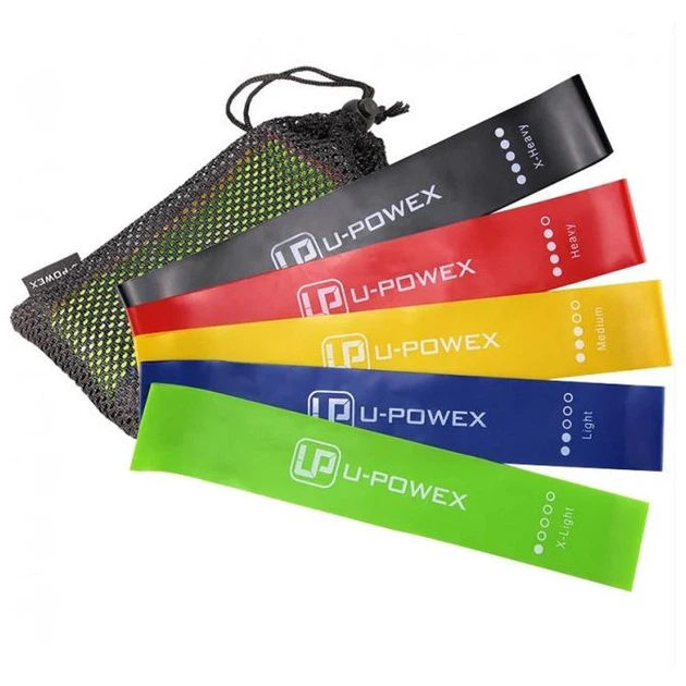 Набір гумок для фітнесу U-Powex з чохлом 5 шт. (1308204201)