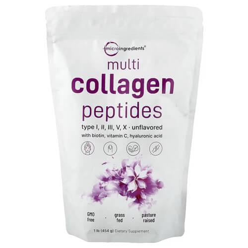 Коллаген Micro Ingredients Multi Collagen Peptides 454 г (MII-16790)