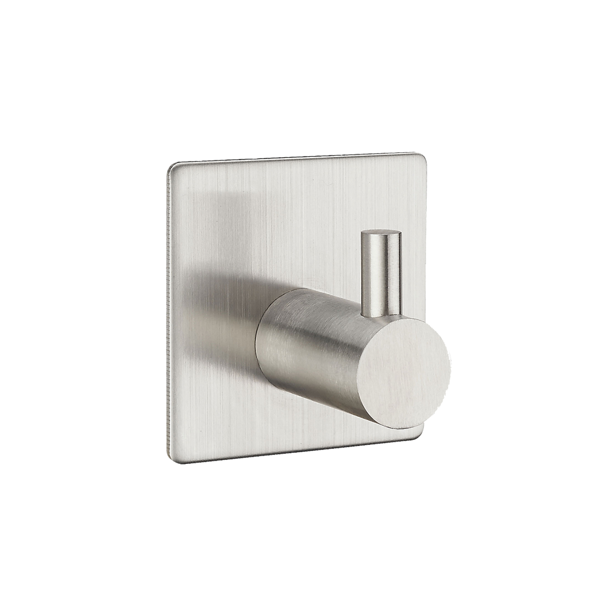 Гачок меблевий одинарний клейкий HS-502S SS