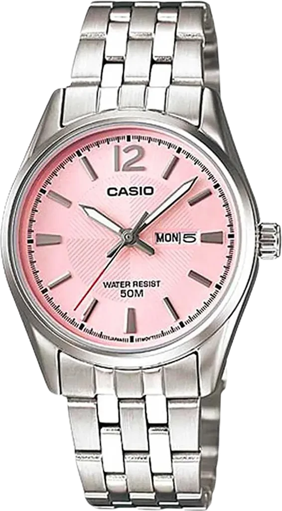 Наручные часы женские Casio LTP-1335D-5A Lady Timeless Collection Розовый (2822518425)