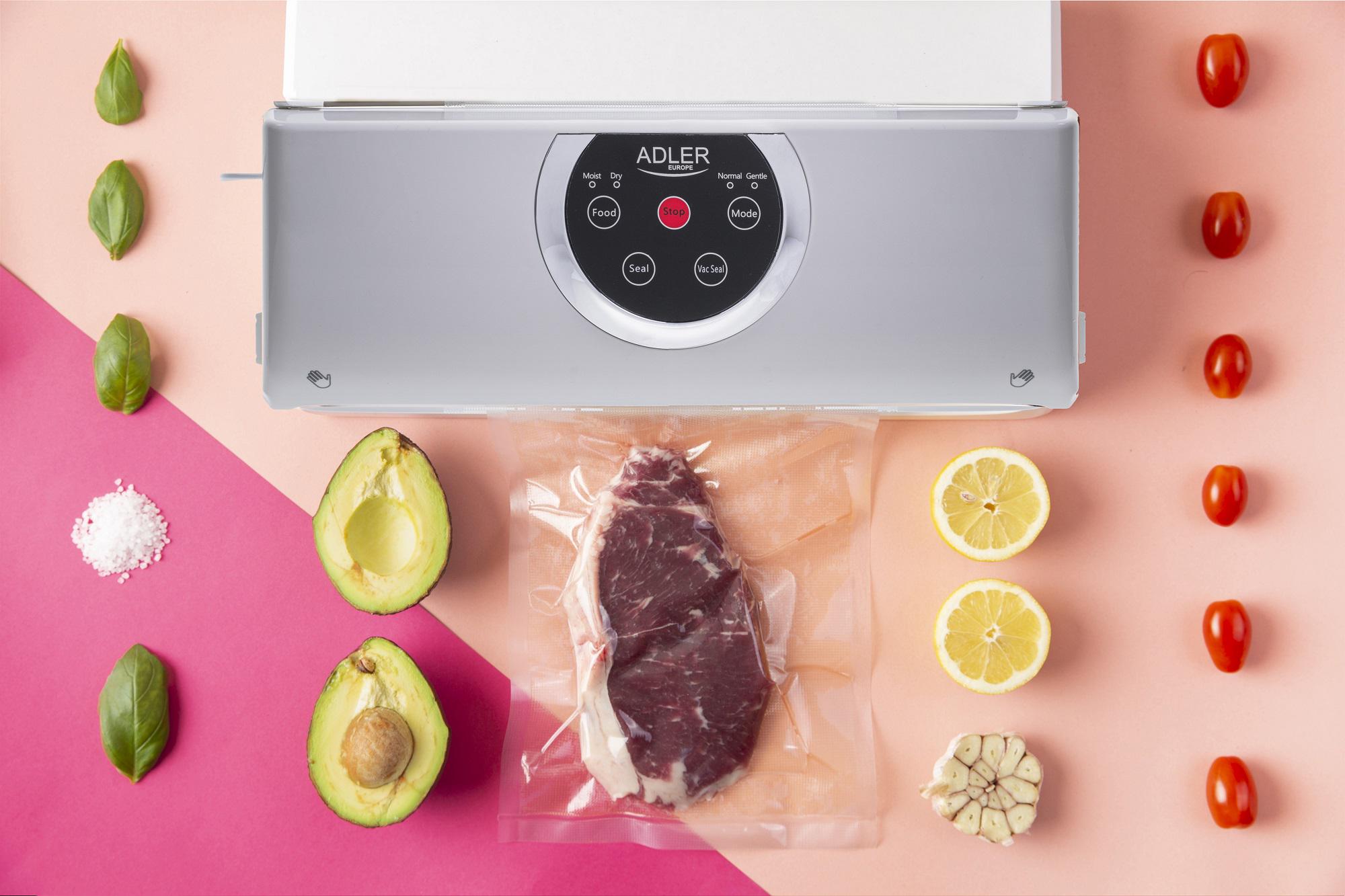 Вакуумный упаковщик Adler AD 4503 для продуктов электрический - фото 17 Вакуумный упаковщик Adler AD 4503 для продуктов электрический - фото 17