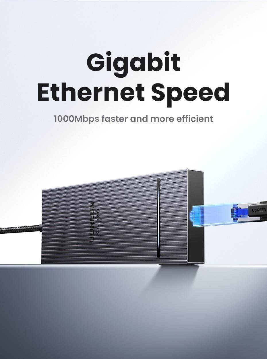 Док-станція USB-C Ugreen 30 100 10 Сірий (45366) - фото 9 Док-станція USB-C Ugreen 30 100 10 Сірий (45366) - фото 9