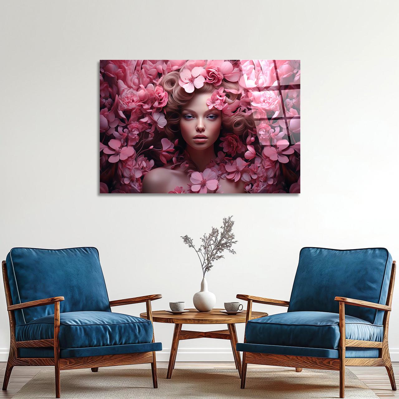 Картина на стекле NovellaPrint Цветочная королева 60х40 см (4007.1)