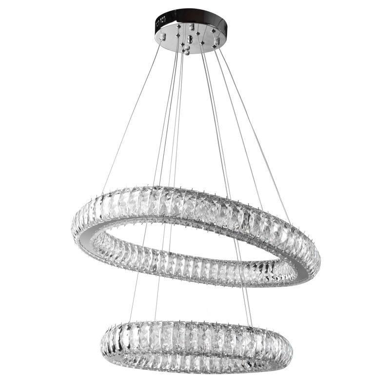 Люстра подвесная Brille с пультом LED 88W WW+NW+CW CH BR-990S/1 22-968