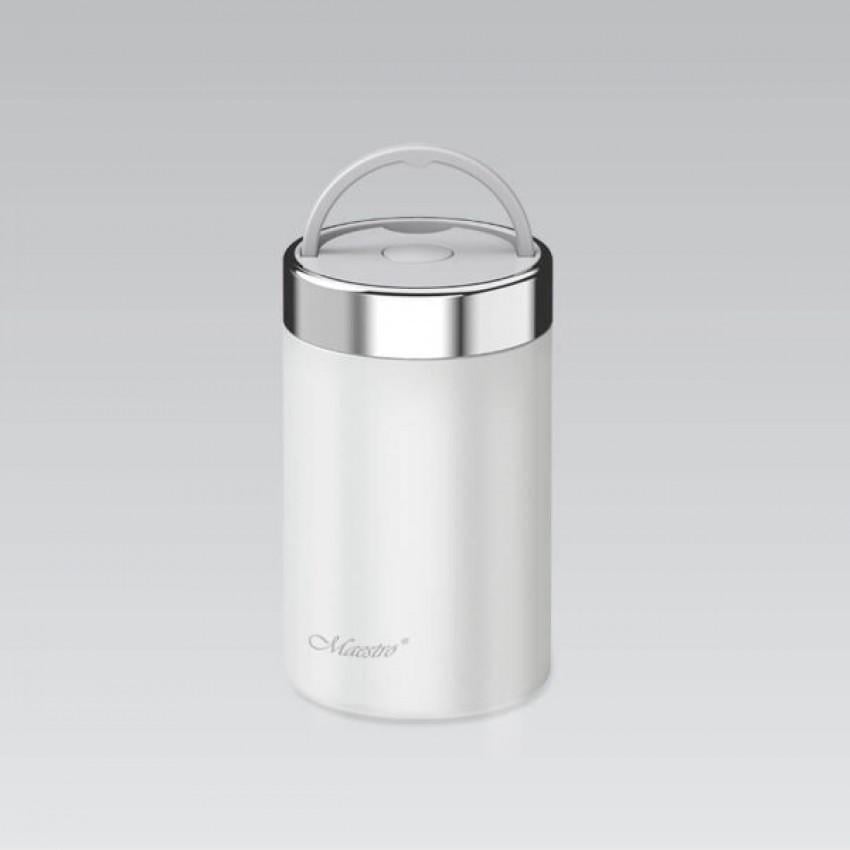 Термос пищевой Maestro MR-1649-75 из нержавеющей стали 750 мл Белый (1789201299) - фото 4