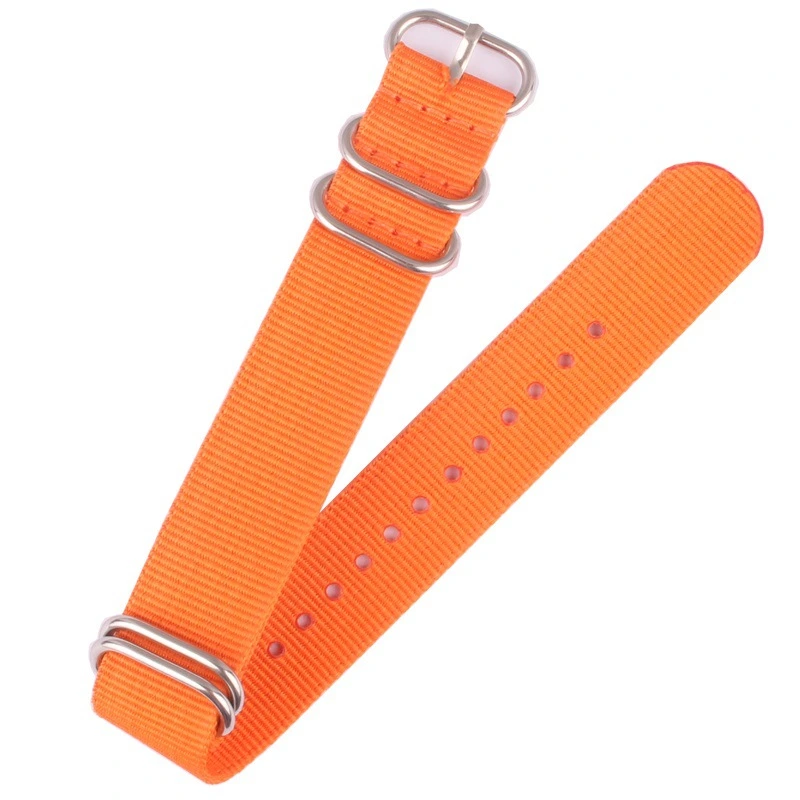 Ремінець нейлоновий 24 мм Long Orange (61865)