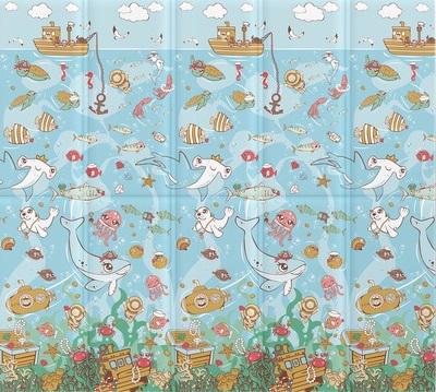 Коврик развивающий детский двусторонний Nukido NK-340 гипоаллергенный складной 200х180х1 см (18822567)