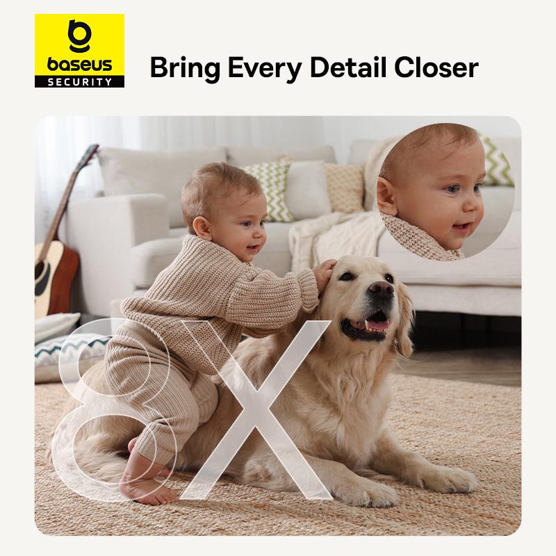 IP-камера видеонаблюдения BASEUS Security P1 Series Indoor 3MP OS White EU (S0TV002132) - фото 11 IP-камера видеонаблюдения BASEUS Security P1 Series Indoor 3MP OS White EU (S0TV002132) - фото 11