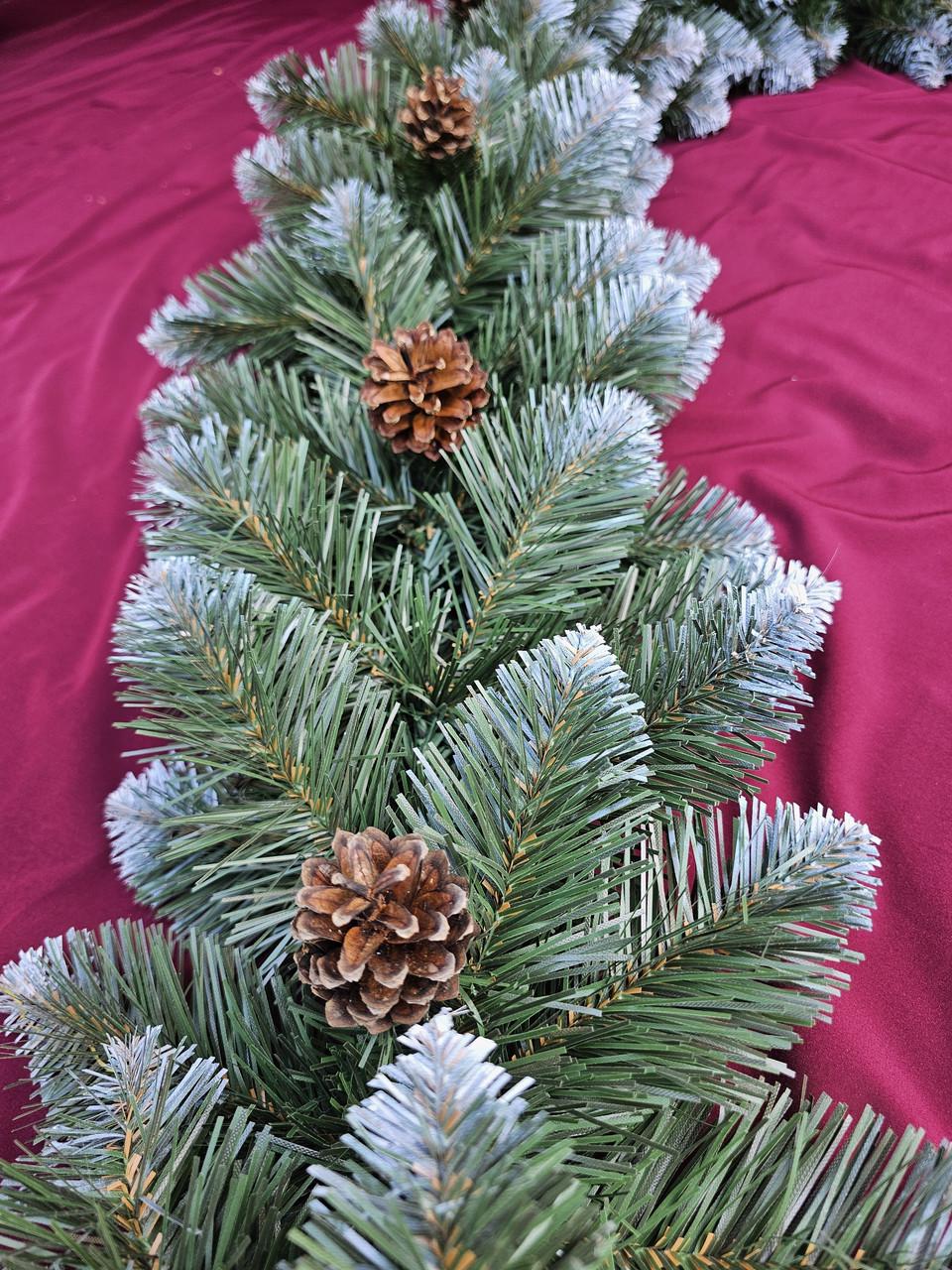 Хвойна гірлянда Елітна з шишками 2,9 м - фото 5 Хвойна гірлянда Елітна з шишками 2,9 м - фото 5