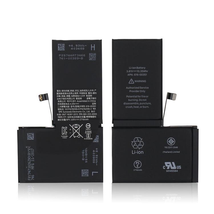 Аккумулятор Desay для Apple iPhone X 2716 mAh PRC - фото 4