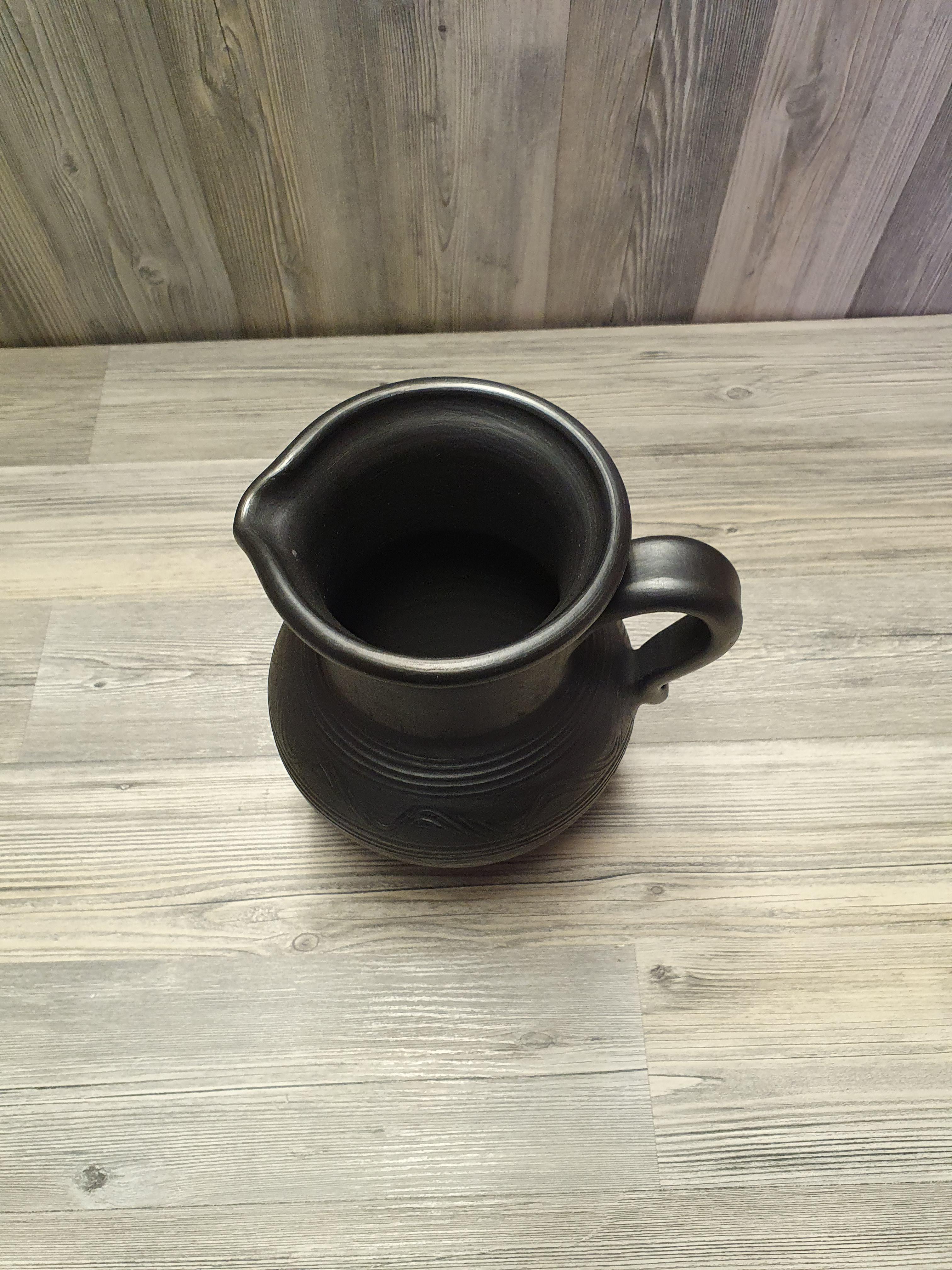 Кувшин из черной глины (5282) - фото 4 Кувшин из черной глины (5282) - фото 4