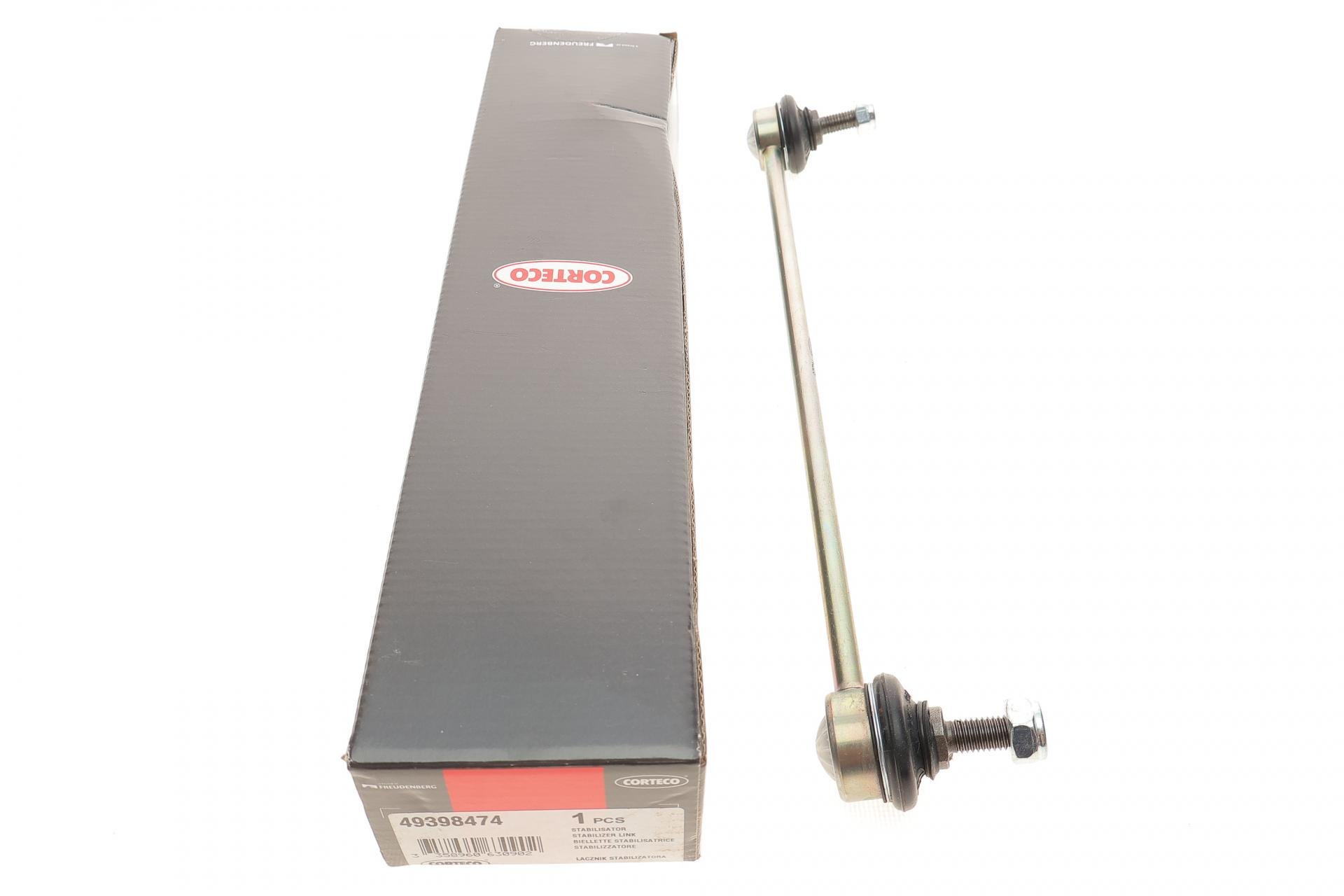 Тяга стабилизатора переднего CORTECO Citroen C2/C3 02-/Peugeot 206 1,4-2,0 16V 98- (49398474)