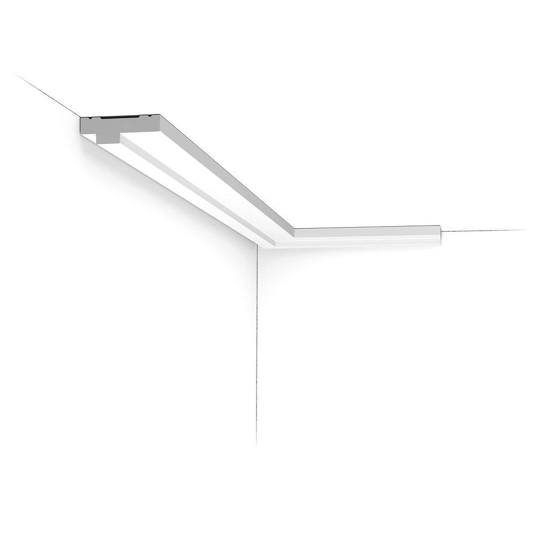 Карниз дюрополимерный Orac Decor CX160 жесткий 39х13x2000 мм (29083790)