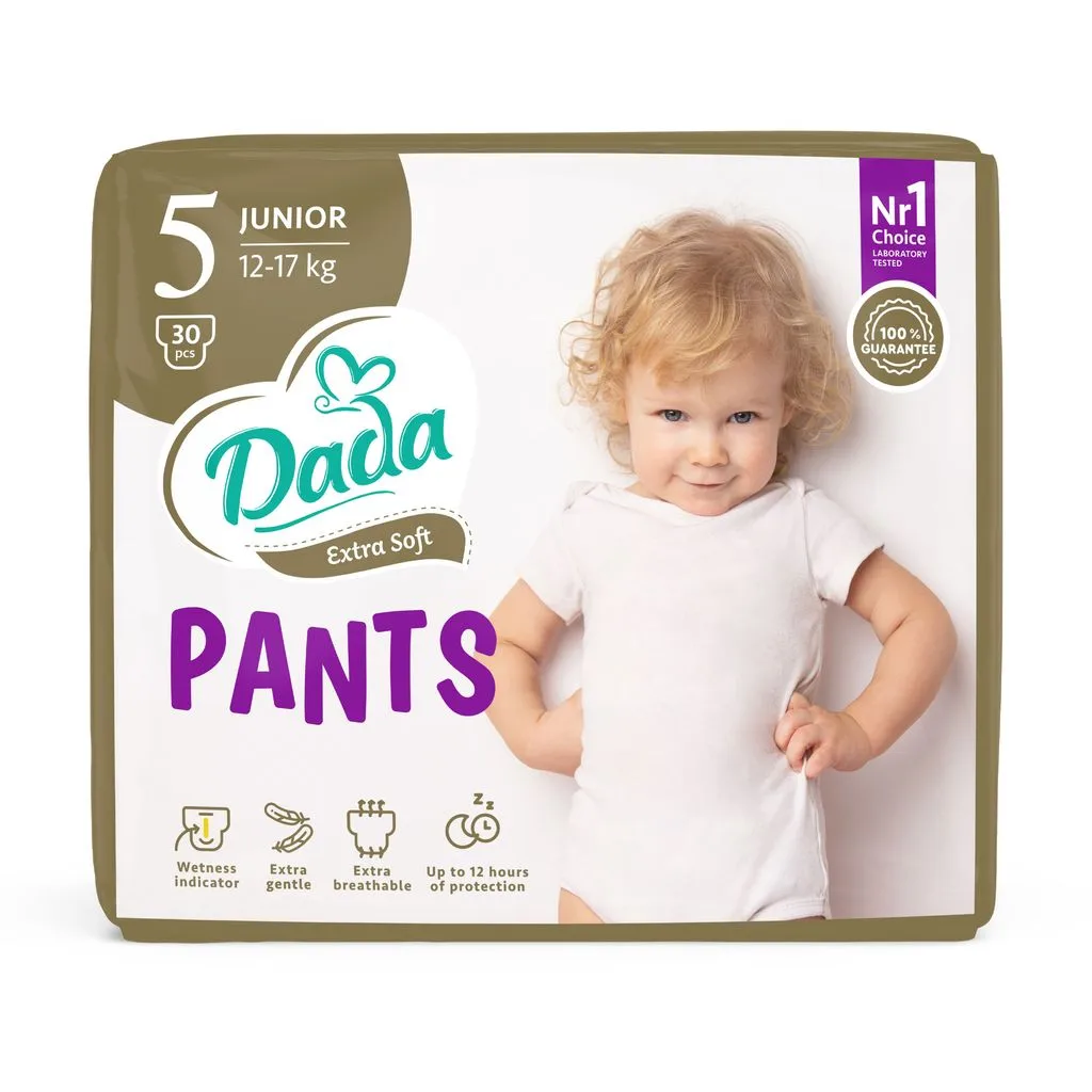 Подгузники-трусики детские Dada Extra Soft Junior 5 12-17 кг 30 шт. (000006934)