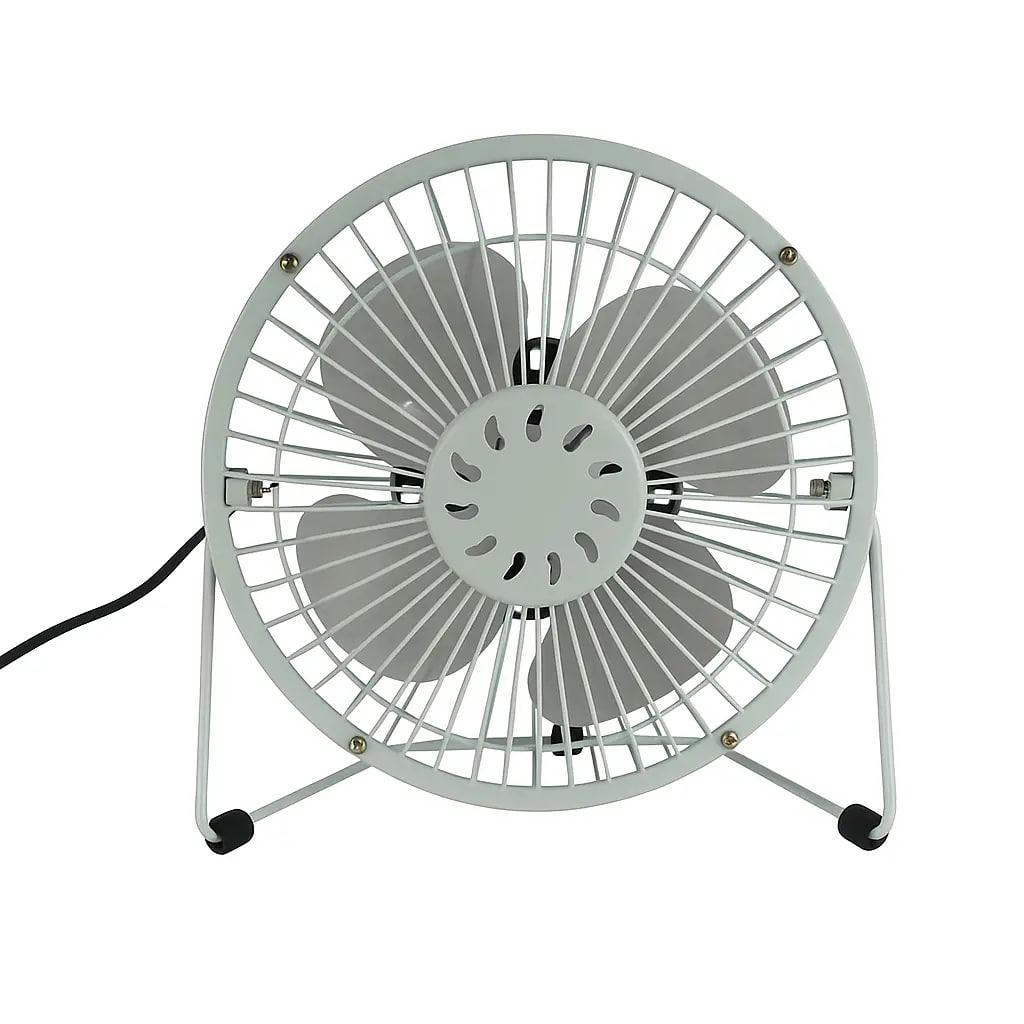 Вентилятор для дому та авто Moltis MVM-10211 USB 19 см Білий (22860)