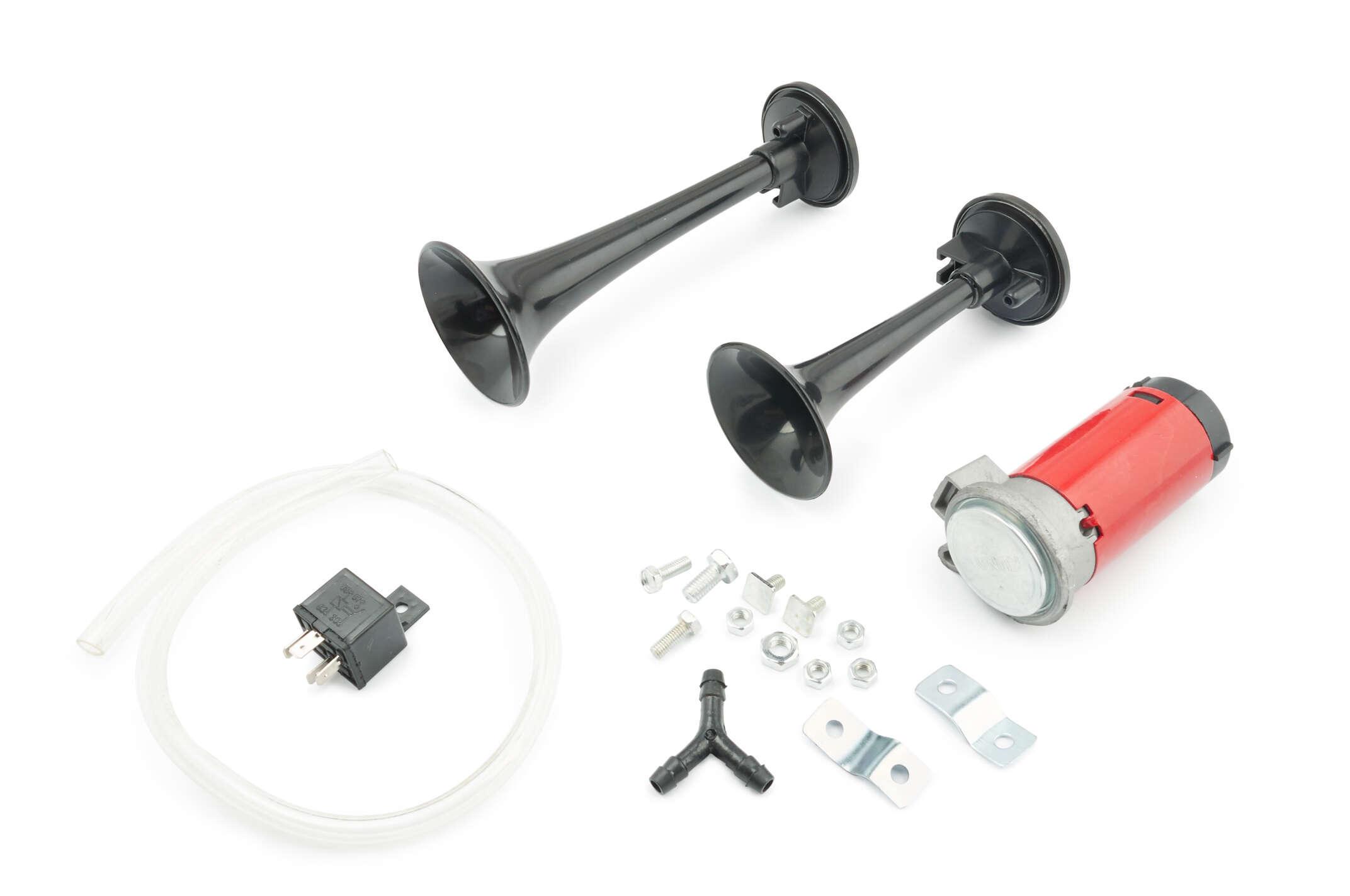 Сигнал 12V электропневматический двухтональный #0002 (S-2969)