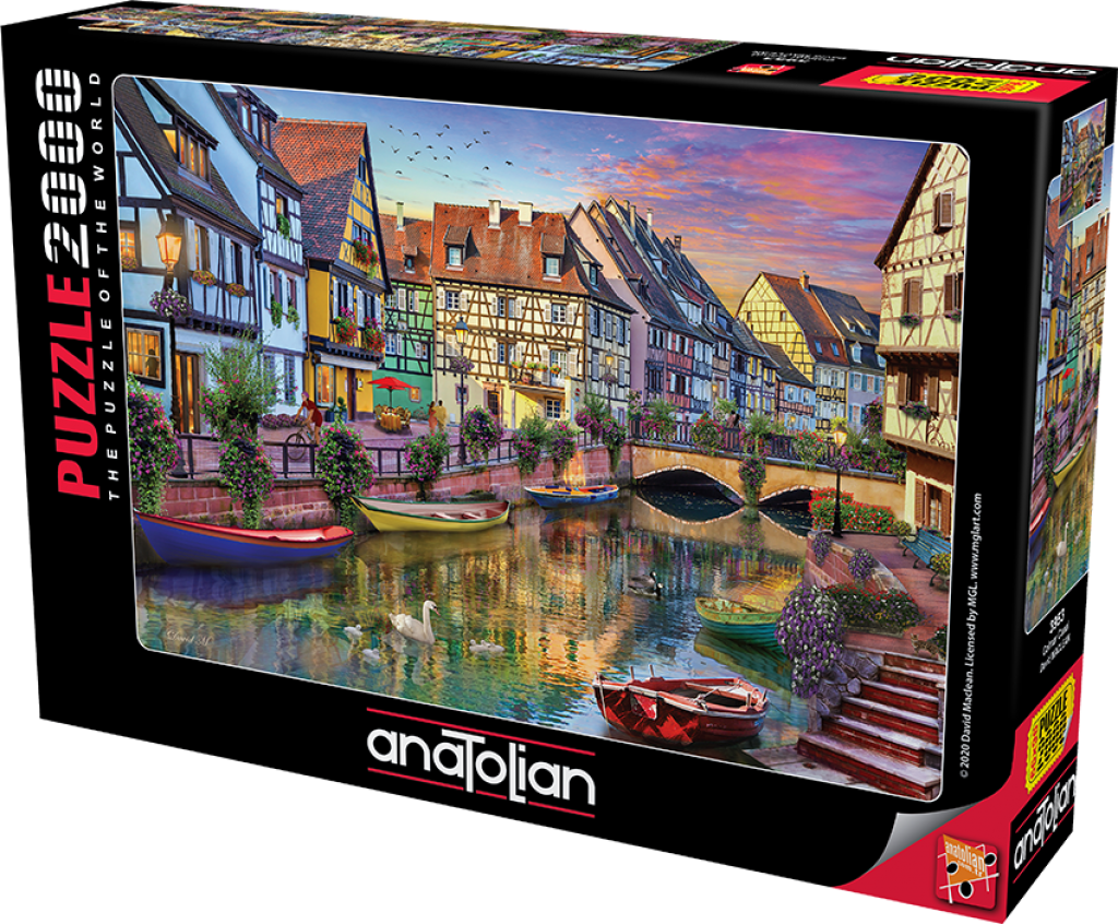 Пазлы Канал Кольмар Франция на 2000 деталей Пазлы Канал Кольмар Франция на 2000 деталей