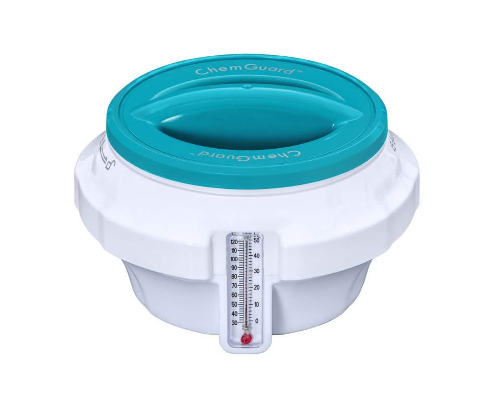 Дозатор для хімії BW 58701 для таблеток MAX із захисною рукавичкою з термометром Блакитно-білий (132-9-58701) - фото 3