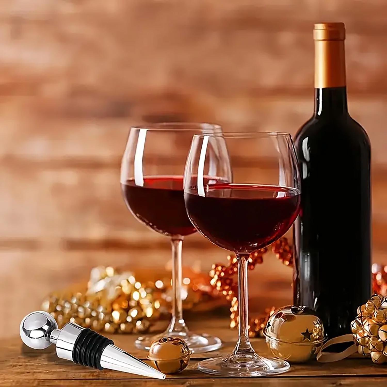 Пробка металева для пляшок вина та шампанського багаторазова 8,5 см - фото 15