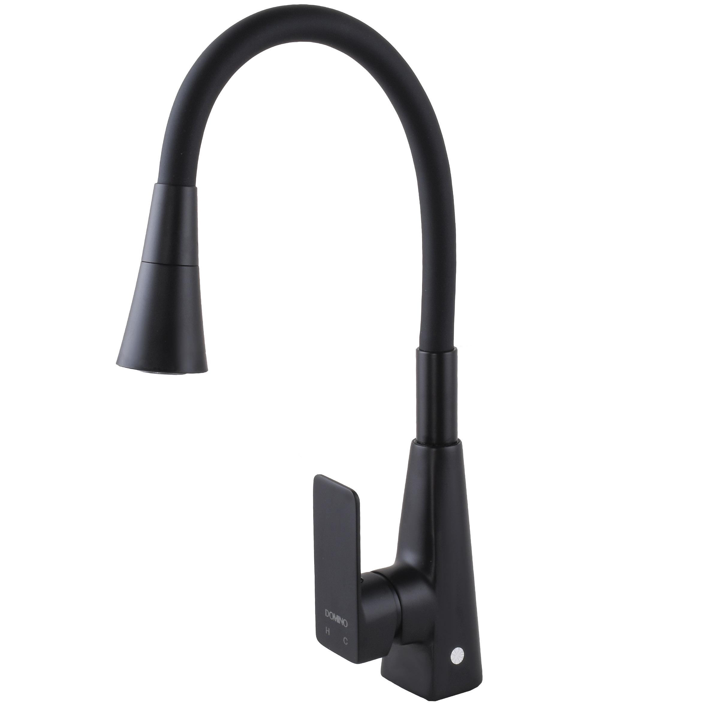 Смеситель для кухни DOMINO Dionis DDD-203SM-BB с гибким изливом - фото 4