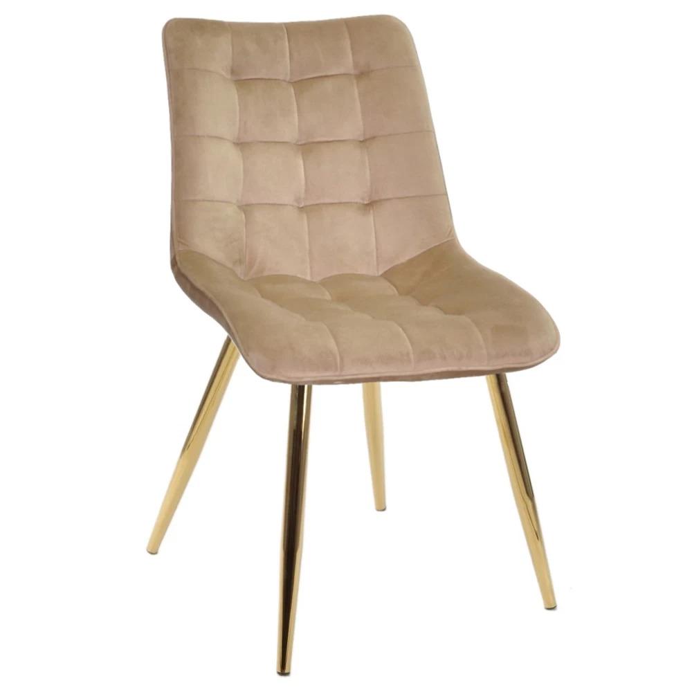 Стул DARIN GOLD PH-604 бархат Бежевый (898763)
