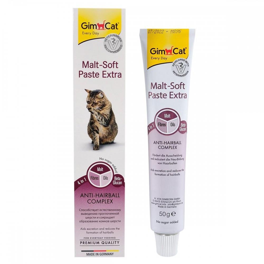 Ласощі для кішок GimCat Every Day Malt-Soft Paste Extra паста для виведення вовни зі шлунка 50 г (1789932528)