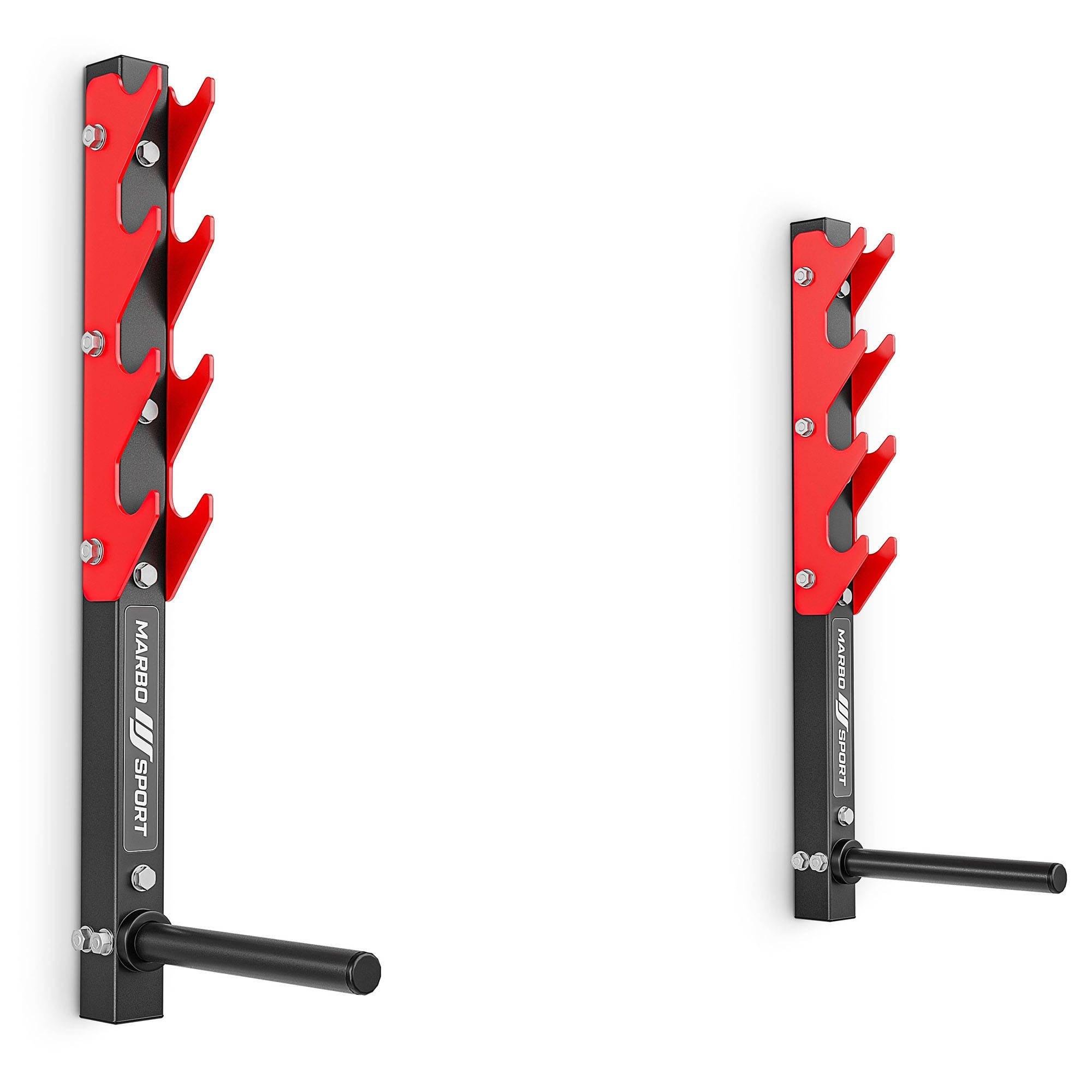 Настенная стойка для хранения блинов и штанг MH-S208 — Marbo Sport