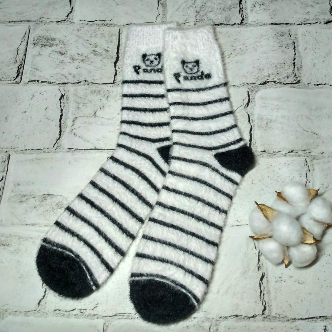 Термоноски женские высокие Панда норка/кашемир р. 36-40 Белый (BJ6622-4)