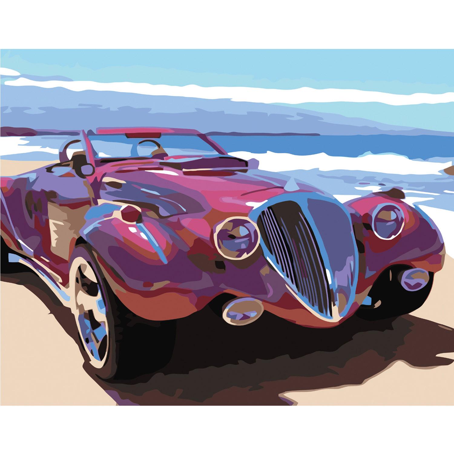 Картина по номерам Strateg Ретро Бентли 40х50 см (SY6070)