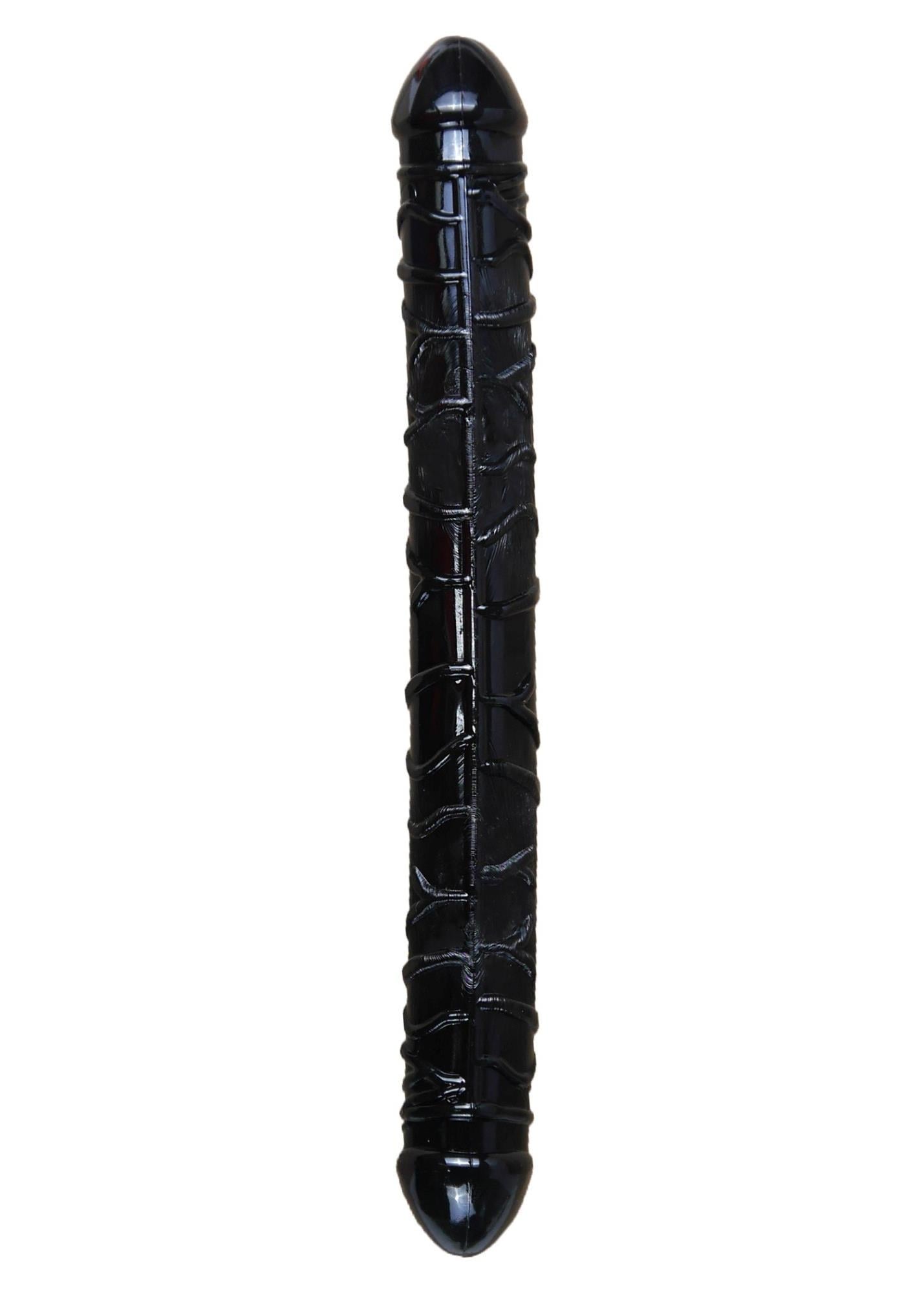 Фалоімітатор двосторонній Flexible Double Dong Black (62530067-00089)