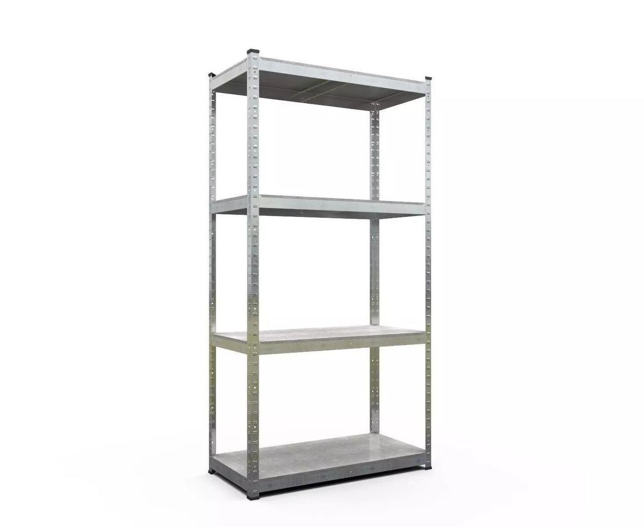 Стелаж Меткас Бюджет ОС 150 кг/полицю 4 полиці сталь оцинкований металевий 1600x900x400 мм (2511852292) Стелаж Меткас Бюджет ОС 150 кг/полицю 4 полиці сталь оцинкований металевий 1600x900x400 мм (2511852292)