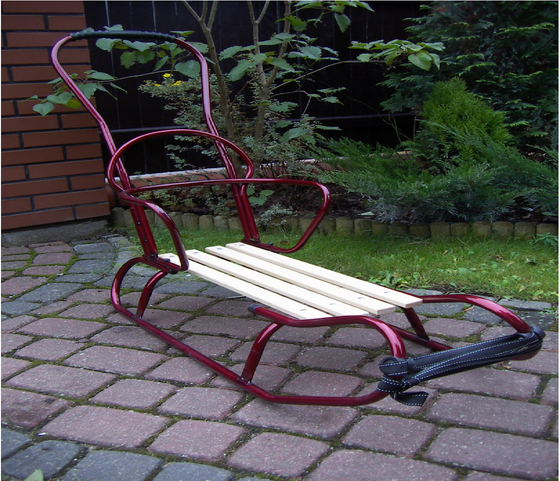 Санки 5в1 с ручкой и конвертом Красный - фото 3 Санки 5в1 с ручкой и конвертом Красный - фото 3