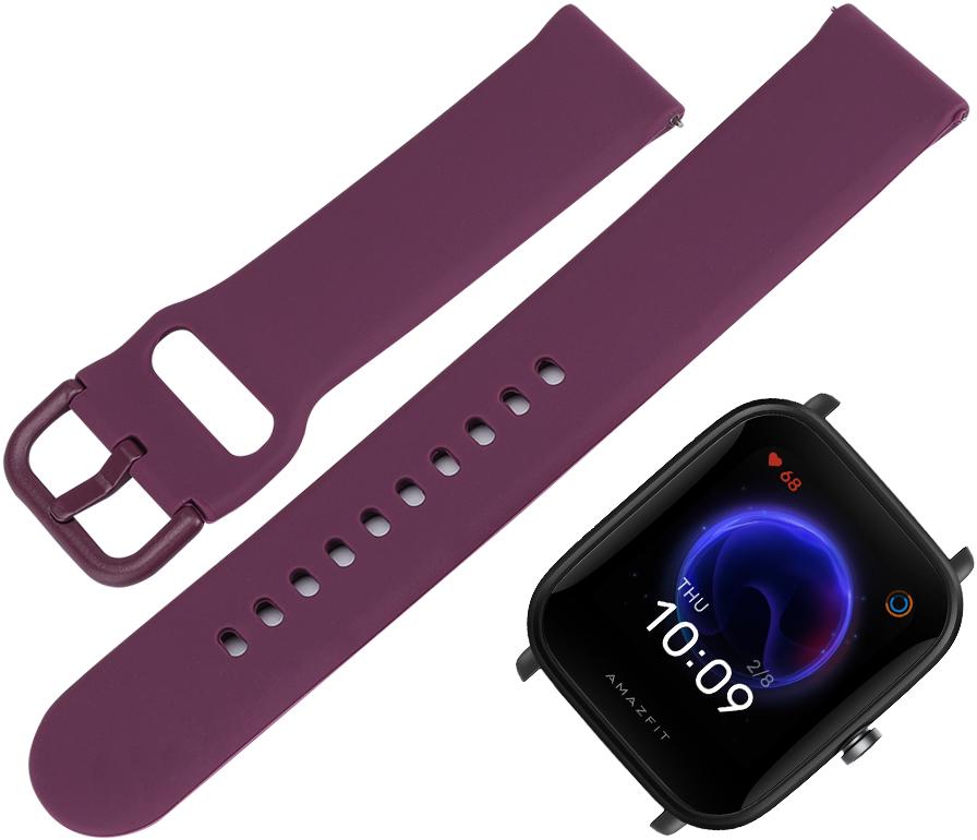 Ремешок Matte Style для Amazfit Bip U Pro Violet (23425-2F) - фото 2 Ремешок Matte Style для Amazfit Bip U Pro Violet (23425-2F) - фото 2