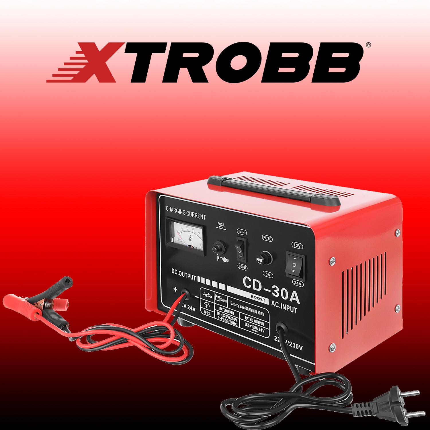 Пристрій зарядний для акумуляторів XTROBB 12 V/24 V 30 A (11163) - фото 2