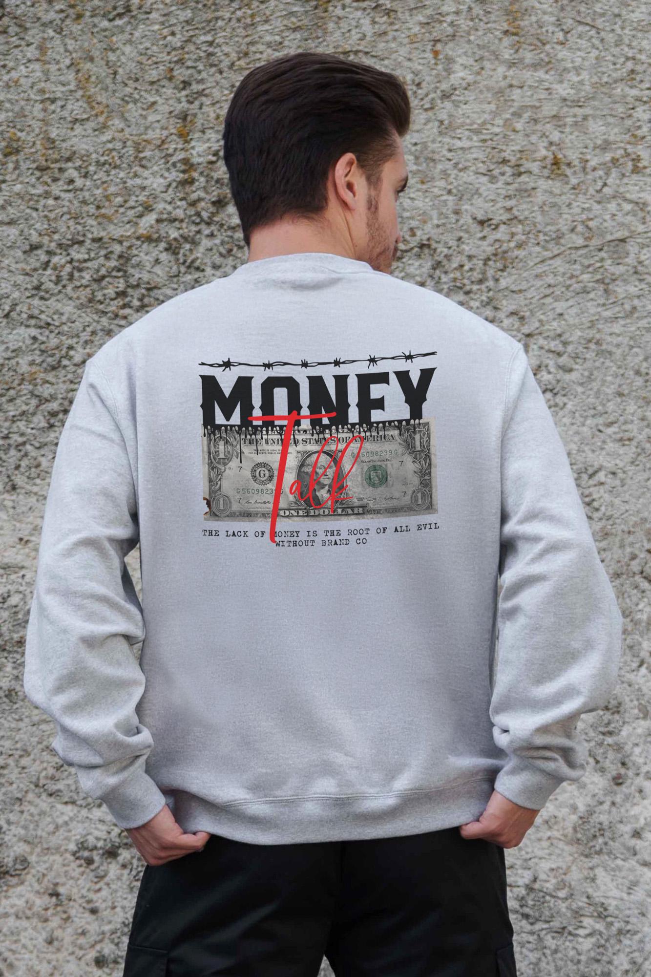 Свитшот оверсайз Talk 2XL/3XL Grey (2XL/3XL8055768)