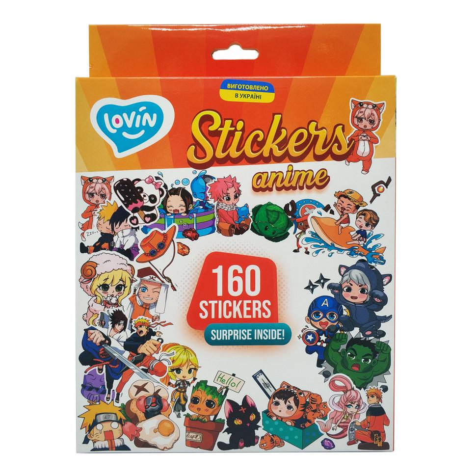 Набір стікерів Anime TM Lovin 90014 160 наклейок