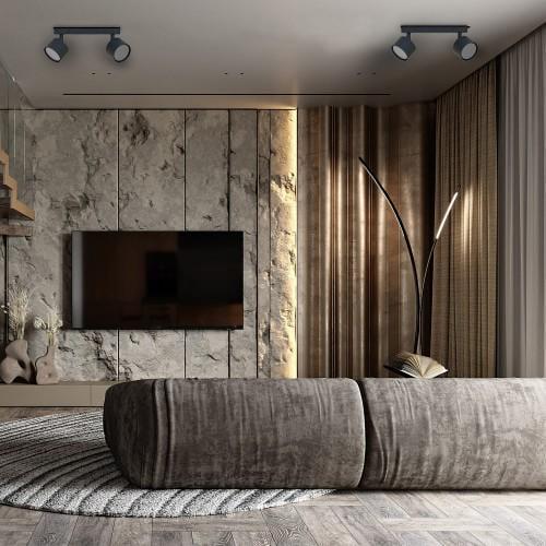 Спот накладний поворотний LEDCOIN ML411-2 під лампу Чорний - фото 4 Спот накладний поворотний LEDCOIN ML411-2 під лампу Чорний - фото 4