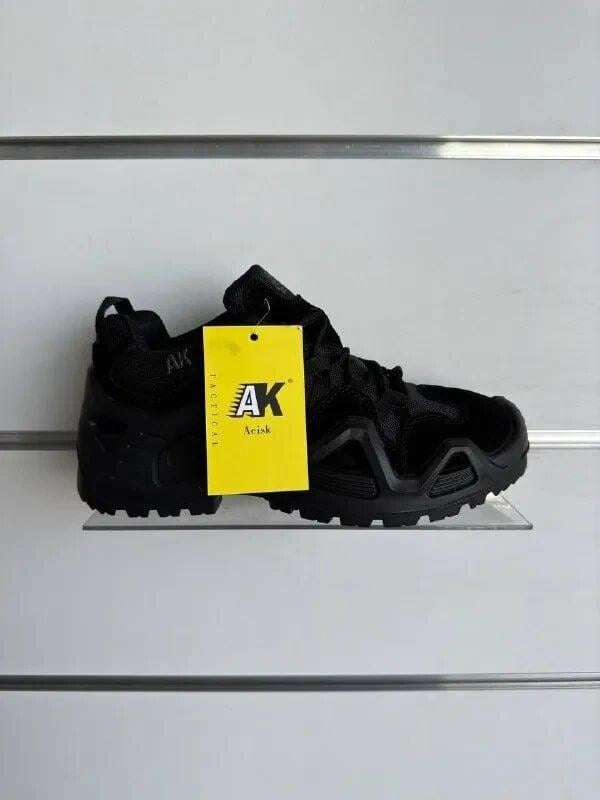Кроссовки тактические мужские AK Waterproof P3236339672 из натуральной кожи р. 45 Черный (P3236339672-45)