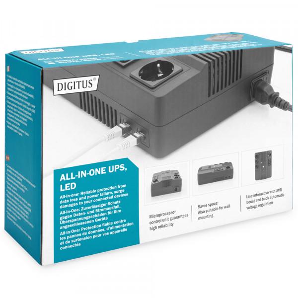 Источник бесперебойного питания Digitus Line-Interactive DN-170111 800VA 480W (a90370cc) - фото 4 Источник бесперебойного питания Digitus Line-Interactive DN-170111 800VA 480W (a90370cc) - фото 4