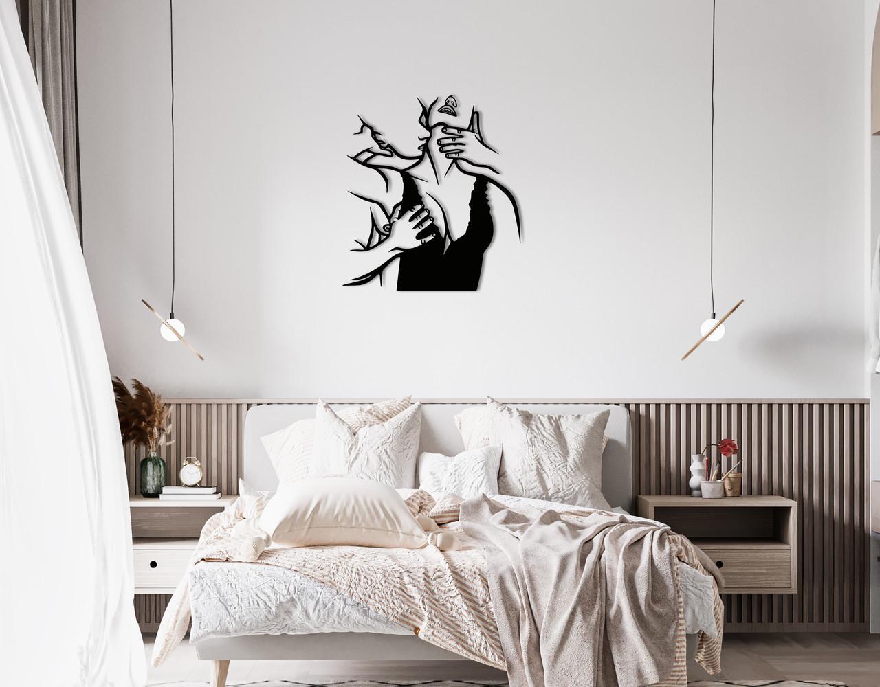 Декоративное панно на стену Upwood Decor Sensual Moment 66х60 см Black (1541031691)