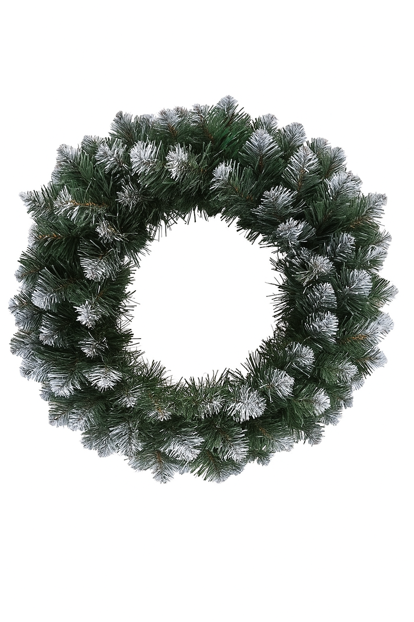 Вінок SGX Снігова королева 50 см Зелений