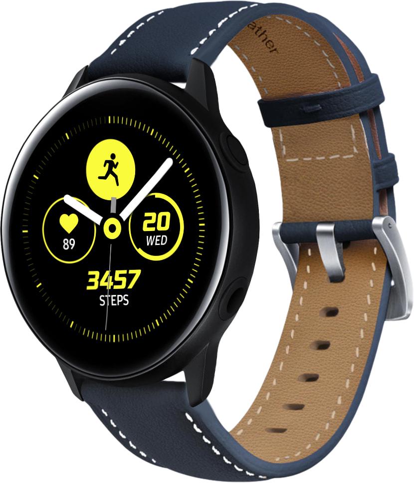 Ремешок кожаный Folsa для Galaxy Watch Active Dark Blue (31520-5D)