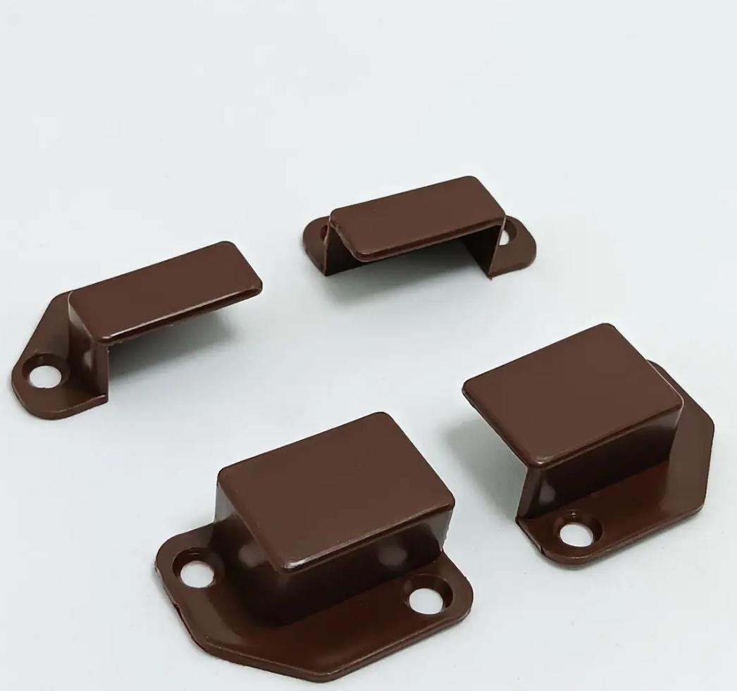 Крепление карман для наружной москитной сетки 10х20 мм 4 шт. Коричневый